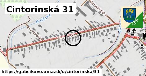 Cintorinská 31, Gabčíkovo