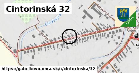 Cintorinská 32, Gabčíkovo