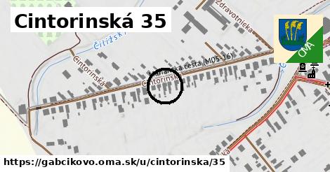 Cintorinská 35, Gabčíkovo