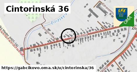 Cintorinská 36, Gabčíkovo
