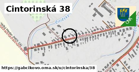 Cintorinská 38, Gabčíkovo