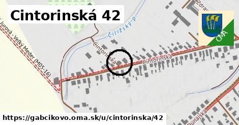 Cintorinská 42, Gabčíkovo