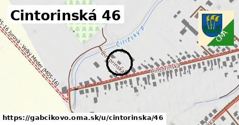 Cintorinská 46, Gabčíkovo