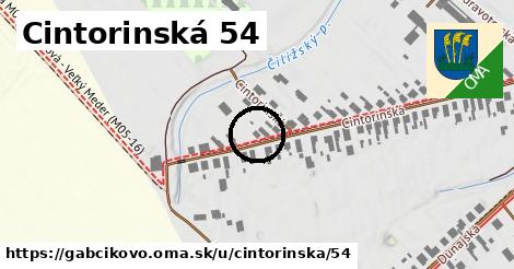 Cintorinská 54, Gabčíkovo