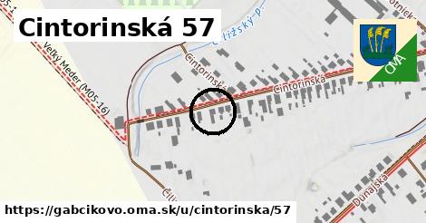 Cintorinská 57, Gabčíkovo