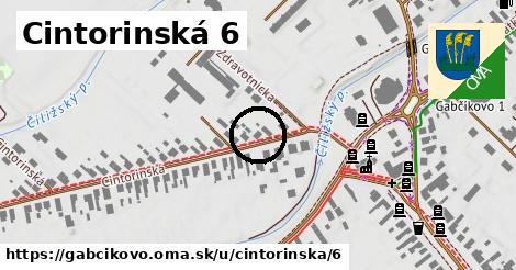 Cintorinská 6, Gabčíkovo