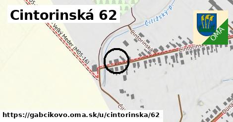 Cintorinská 62, Gabčíkovo