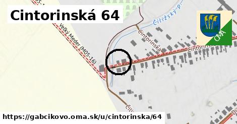 Cintorinská 64, Gabčíkovo