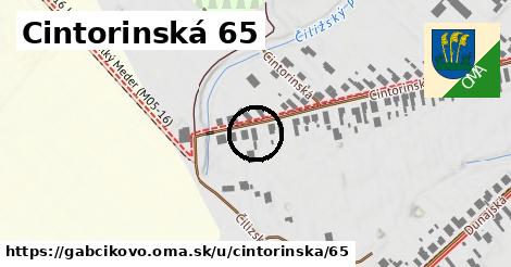 Cintorinská 65, Gabčíkovo