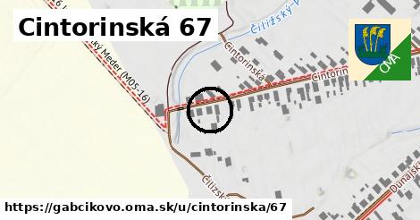 Cintorinská 67, Gabčíkovo