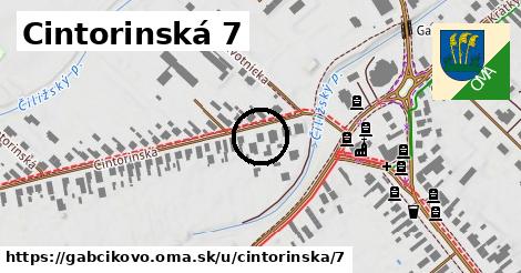 Cintorinská 7, Gabčíkovo