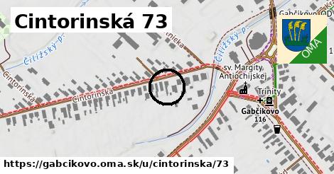 Cintorinská 73, Gabčíkovo