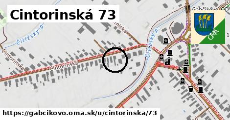 Cintorinská 73, Gabčíkovo