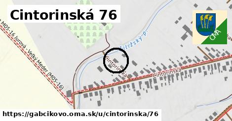 Cintorinská 76, Gabčíkovo