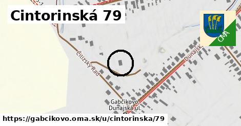 Cintorinská 79, Gabčíkovo