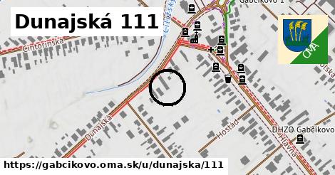 Dunajská 111, Gabčíkovo