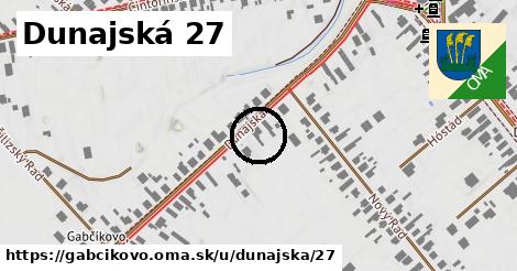 Dunajská 27, Gabčíkovo