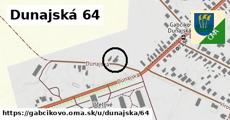 Dunajská 64, Gabčíkovo