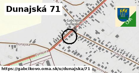 Dunajská 71, Gabčíkovo