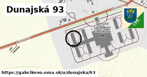 Dunajská 93, Gabčíkovo