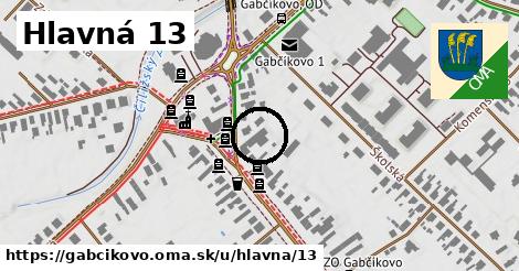 Hlavná 13, Gabčíkovo