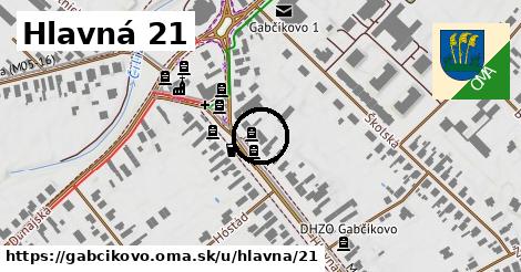 Hlavná 21, Gabčíkovo