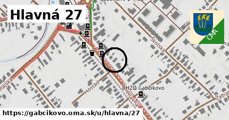 Hlavná 27, Gabčíkovo