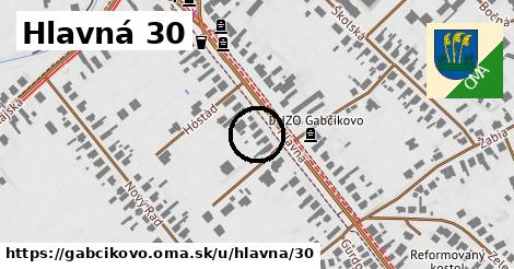 Hlavná 30, Gabčíkovo