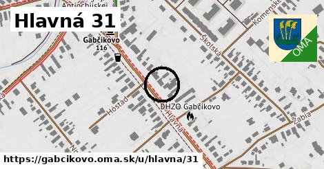 Hlavná 31, Gabčíkovo