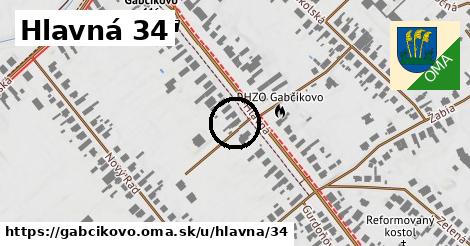 Hlavná 34, Gabčíkovo