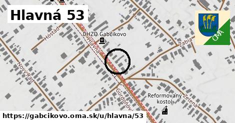 Hlavná 53, Gabčíkovo