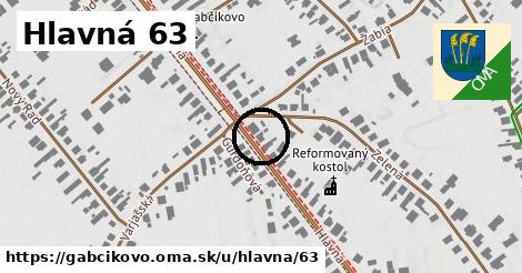 Hlavná 63, Gabčíkovo