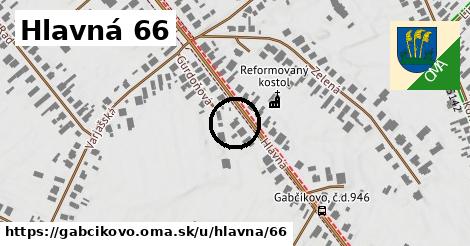 Hlavná 66, Gabčíkovo