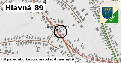 Hlavná 89, Gabčíkovo