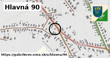 Hlavná 90, Gabčíkovo