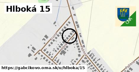 Hlboká 15, Gabčíkovo
