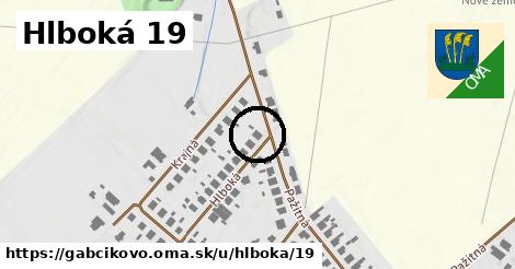 Hlboká 19, Gabčíkovo