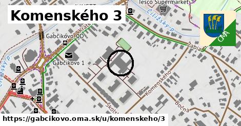 Komenského 3, Gabčíkovo