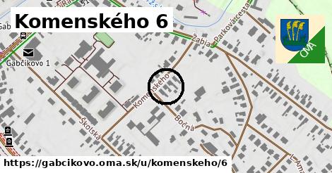 Komenského 6, Gabčíkovo