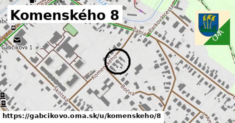 Komenského 8, Gabčíkovo