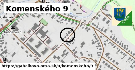 Komenského 9, Gabčíkovo