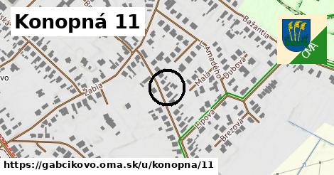 Konopná 11, Gabčíkovo