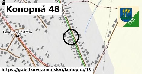 Konopná 48, Gabčíkovo