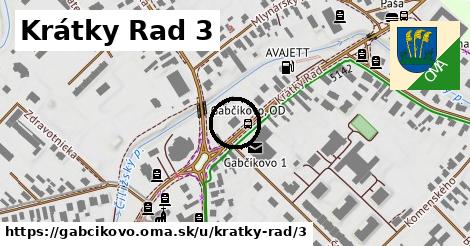 Krátky Rad 3, Gabčíkovo