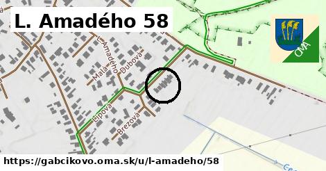 L. Amadého 58, Gabčíkovo