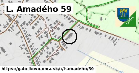 L. Amadého 59, Gabčíkovo