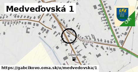 Medveďovská 1, Gabčíkovo