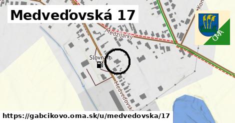 Medveďovská 17, Gabčíkovo