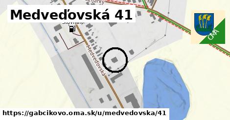 Medveďovská 41, Gabčíkovo