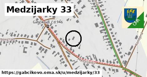 Medzijarky 33, Gabčíkovo